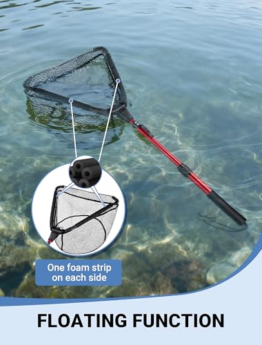 Foldable Floating Fishing Net (27-35" Extendable)