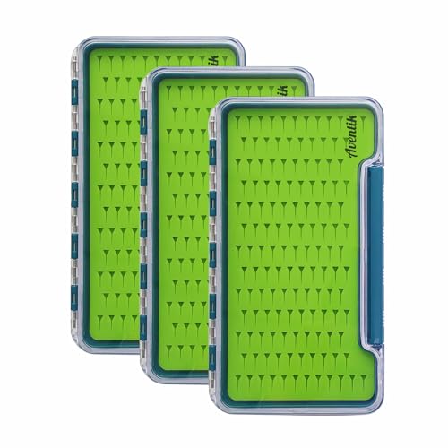 Clear Waterproof Fly Fishing Box Super Slim Silicone Fly Hook Storage Case
