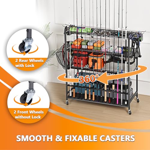 Heavy Duty Fishing Rod Rack
