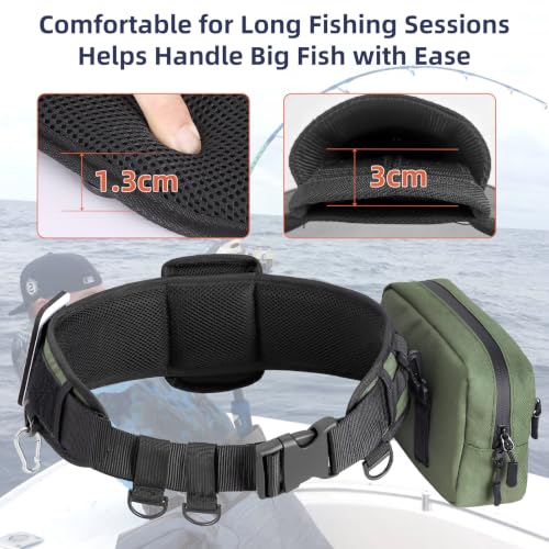 Fishing Belt Rod Holder Adjustable Fishing Wading Belt