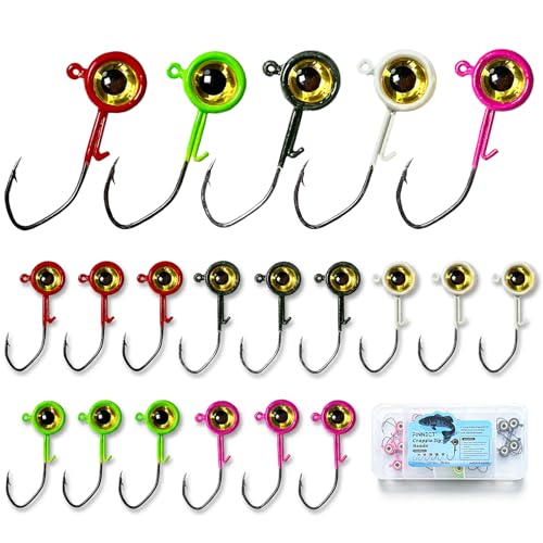 20 40Pcs Crappie Jig Heads for Bass