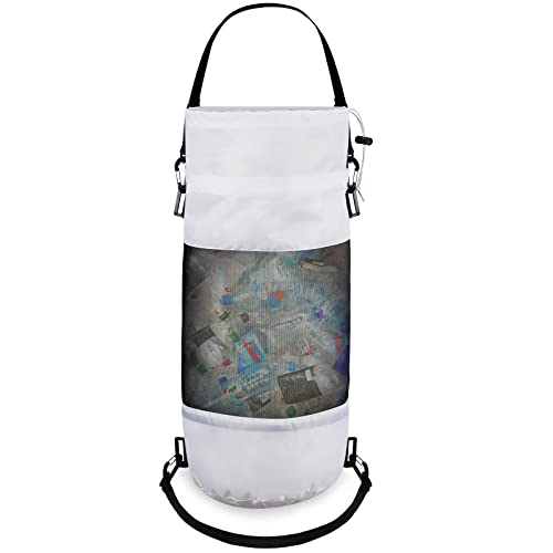 Boat Trash Bag Garbage Can Collapsible Mesh Trash Container