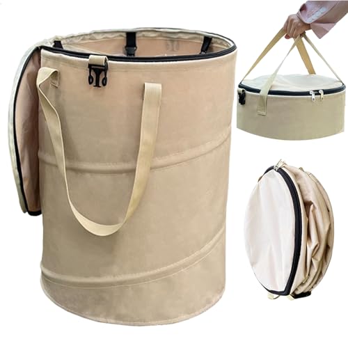 Pop up Camping Trash can with lid