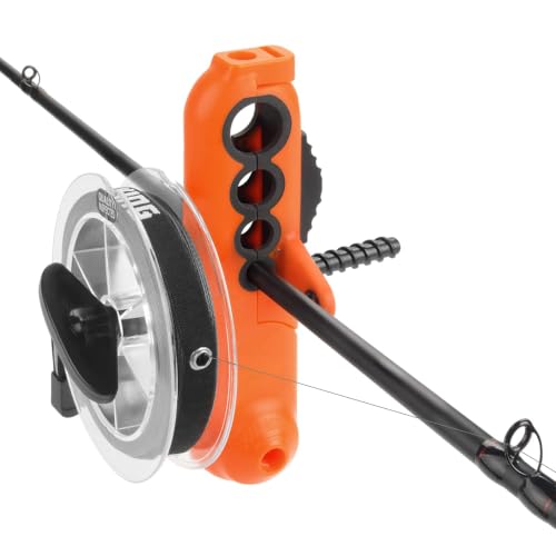 Patented Radius Fishing Line Spooler (E: Line Spooler - Orange)