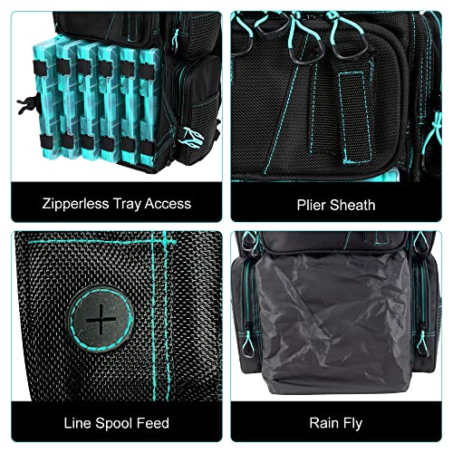 Evolution Fishing Drift Series Tackle Backpack (3600 / Seafoam)