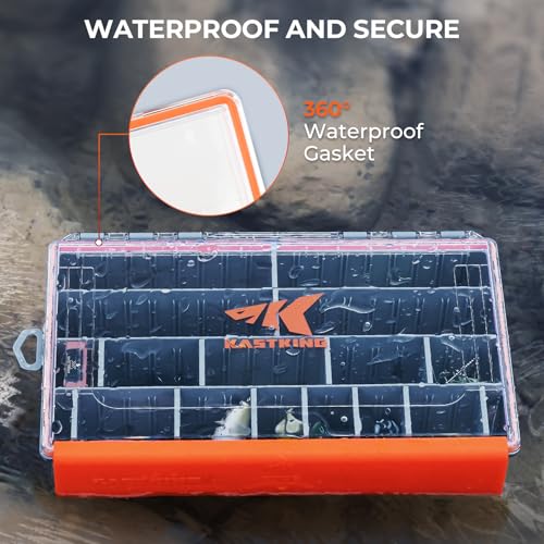 HyperSeal Waterproof Tackle Box (3700 Deep (2 Packs with compartment))