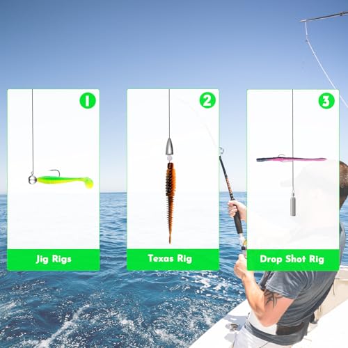75Pcs Fishing Lures (F2-75pcs Soft Plastic Bait)