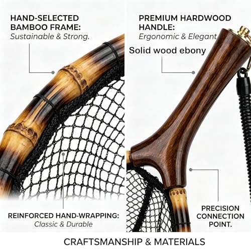Fly Fishing Net (Deep Fire-cured)