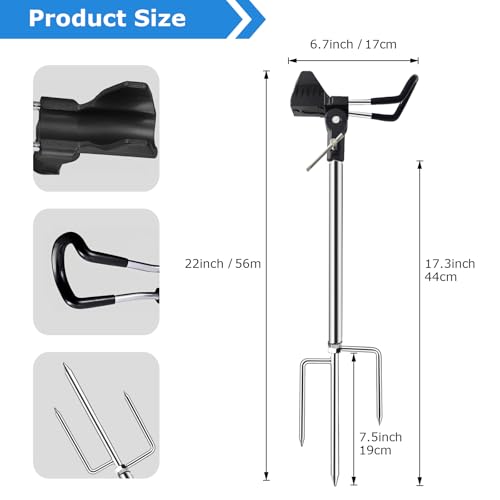 Fishing Rod Holder for Ground