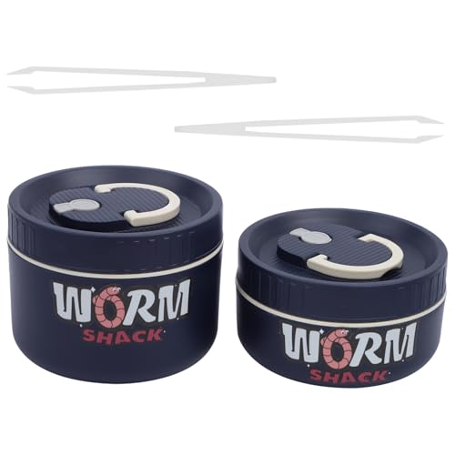 2Pcs Live Bait Storage
