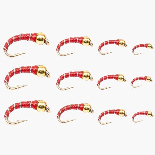 Zebra Midges for Fly Fishing 12 Pack