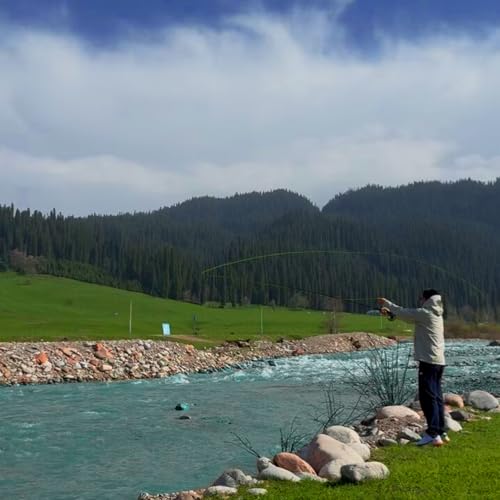 Stealth Fly Fishing Rod Combo Starter Kit 9FT 5WT 30T Carbon Fly Rods (9ft 5wt 4 pc)