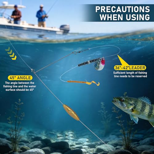 5 Pack Bottom Bouncer for Walleye Rigs Trolling Fishing Weight