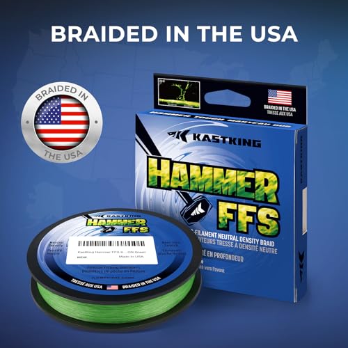 Hammer FFS Braided Fishing Line (Neon Green / 10LB/150Yds)