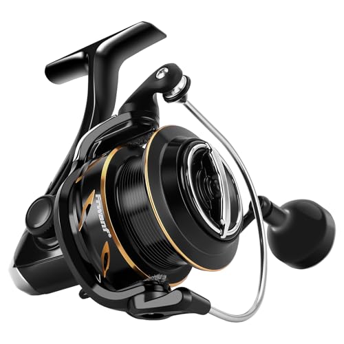New DF Spinning Reel Saltwater Freshwater Fishing Reel Shallow Aluminum Spool (2000 / Shallow Line Cup)