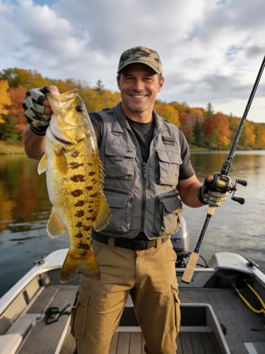 8Ft Spinning Fishing Rod (8'0"-Medium Heavy-Fast-Black)