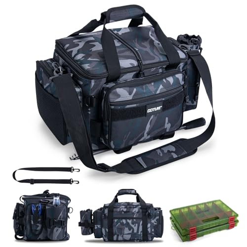 Fishing Tackle Bag with Tackle Boxes