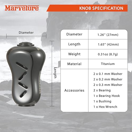 Titanium Knob 1.06 inches