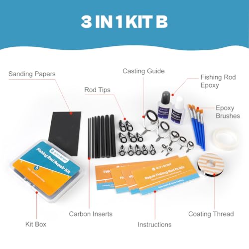 Fishing Rod Repair Complete Kit (3 IN 1 B)