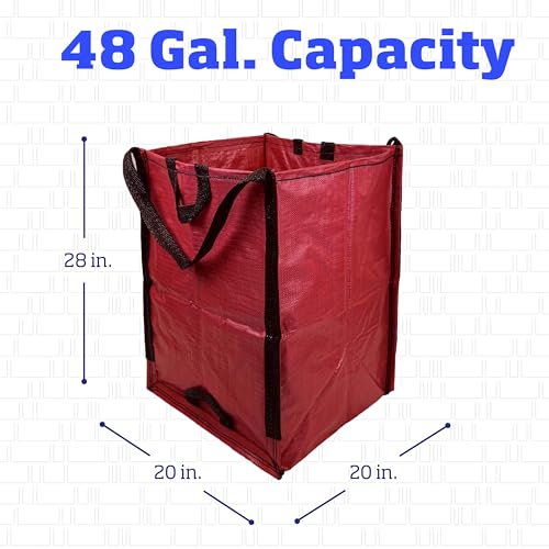 Heavy Duty Home and Yard Bags (Red)