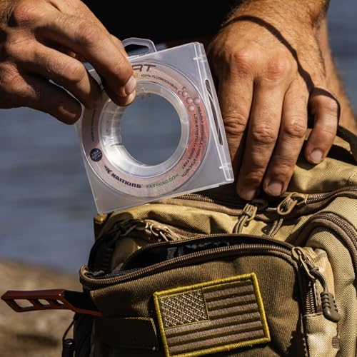 Kovert 100% Fluorocarbon Fishing Line (Kovert Xtreme (Thin & Strong) / 20LB-25Yds (Clear))