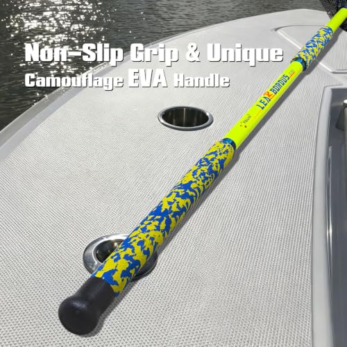 Large Fishing Net (Green / 11.48ft/137.8"Total Length(Extendable))