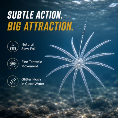 Urchin Baits for Bass Fishing (Ghost Ice Pearl)