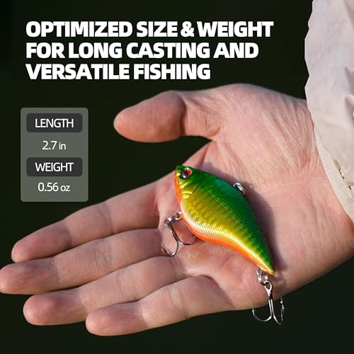 5Pcs Lipless Crankbaits VIB Fishing Lures (5pcs)