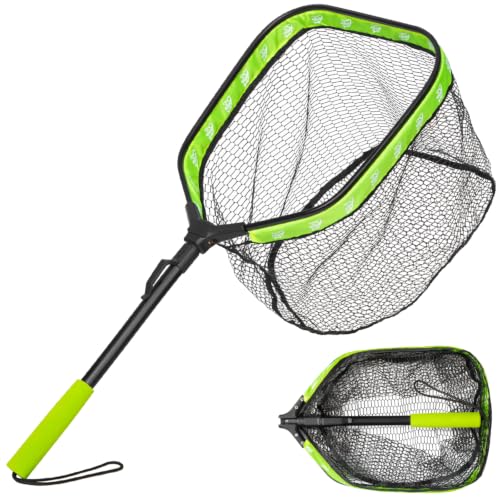 Floating Fishing Net for Fly Fishing (Green)
