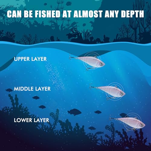 Fishing Lures Lipless Crankbaits (B-1.8",0.2oz)