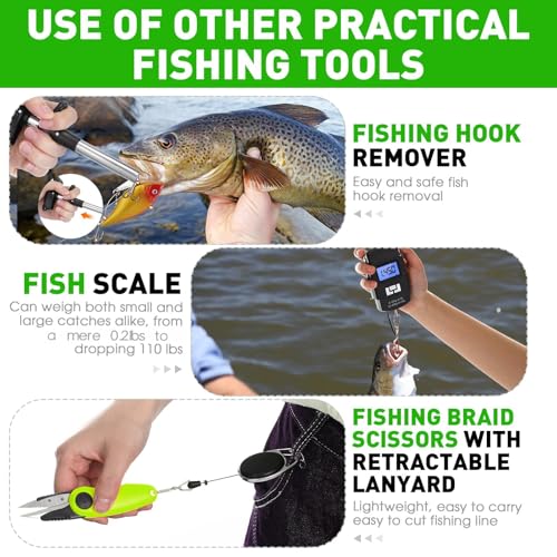 10 Pcs Fishing Tool Kit (Green)