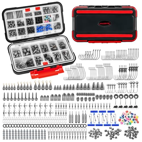 by KastKing Fishing Tackle Kit (400pcs Terminal Tackle Kit)