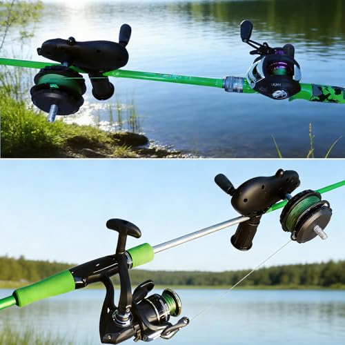 Black Pig Shaped Fishing Line Winder Spooler (BLACK / RXQ-XZ)