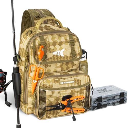 BaitSpace Fishing Sling Bag (Khaki Camo / Large)