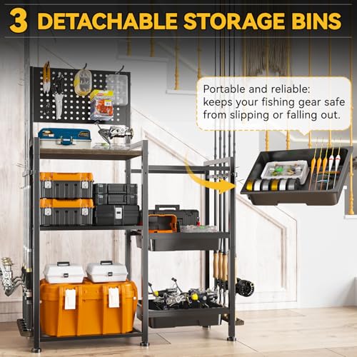 Fishing Rod Holders for Garage