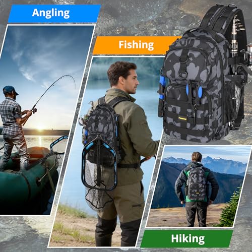 Fishing Backpack with Net