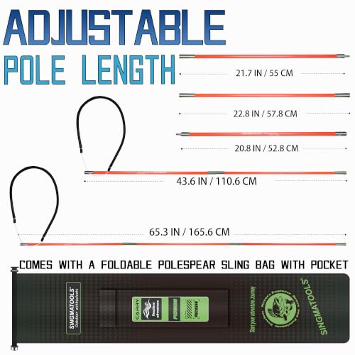Spearfishing Pole Hawaiian Sling Fishing Spear Set Fiberglass Pole Spear Harpoon Spearfishing Gear