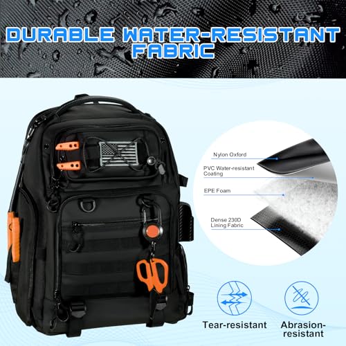 50L Fishing Backpack with 2 Rod Holders Storage (B: 50L Backpack)