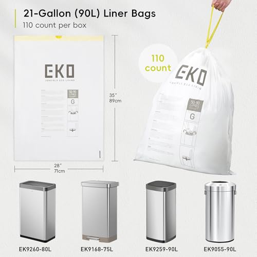 20 Gallon Extra (110 Count (Pack of 1) / 21 Gallon Bags/Code G)