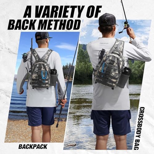 Fishing Backpack (Digital Camouflage / Standard)