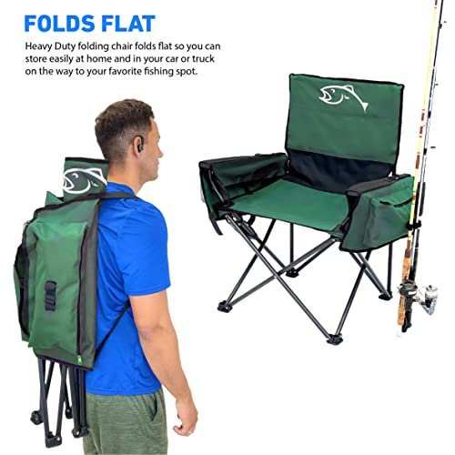 Fishing Chair with Rod Holder