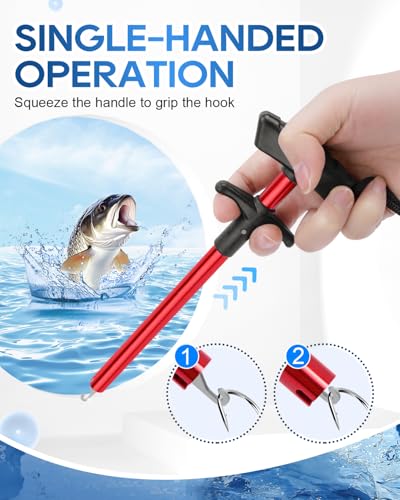 2Large Fish Hook Remover Tool Dehooker Tool Fishing (Large & Small)