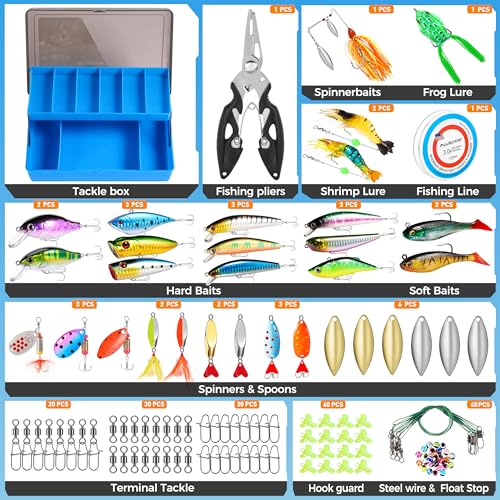 Fishing Lures (194PCS tackle box)