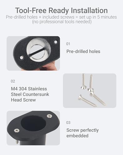 Flush Mount Fishing Rod Holder