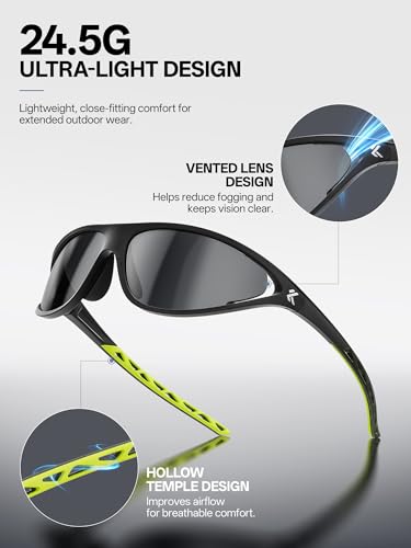 Polarized Sports Sunglasses for Men Women