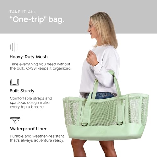 Boat Gear Heavy Duty Outddor CASSI Tote Boat Bag (Sage / 70 Liter)