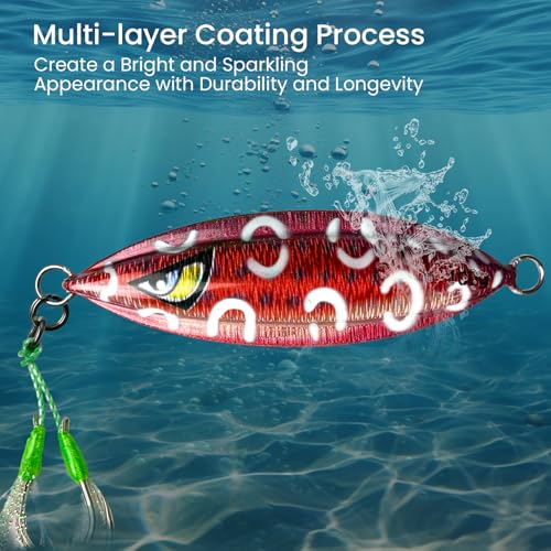 3 pcs 100g Sinking Jigs (4.5" 3.5oz)