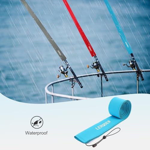Premium Neoprene Fishing Rod Sleeves (75" / Blue)