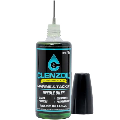 Marine & Tackle Fishing Gear Oil Lubricant (1 oz Needle Oiler)