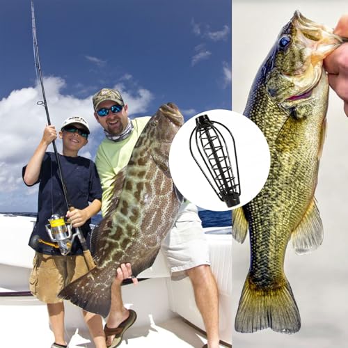8 Pcs Spring Fishing Feeder Carp Bait Tackle Cage